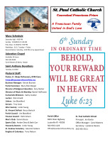 February 16, 2025 Sundayt Bulletin
