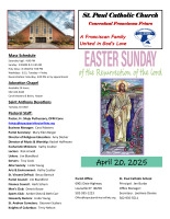 April 20, 2025 Sunday Bulletin