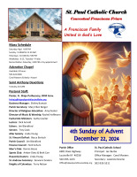 Sunday Bulletin 12/22/2024
