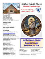 Sunday Bulletin 12/15/2024