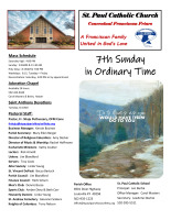 February 23, 2025 Sunday Bulletin
