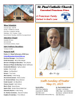 May 25, 2025 Sunday Bulletin