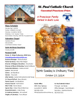 Sunday Bulletin 10/27/2024