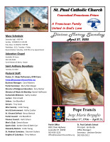 April 27, 2025 Sunday Bulletin