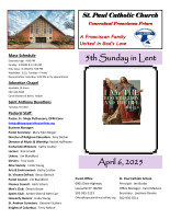 April 6, 2025 Sunday Bulletin